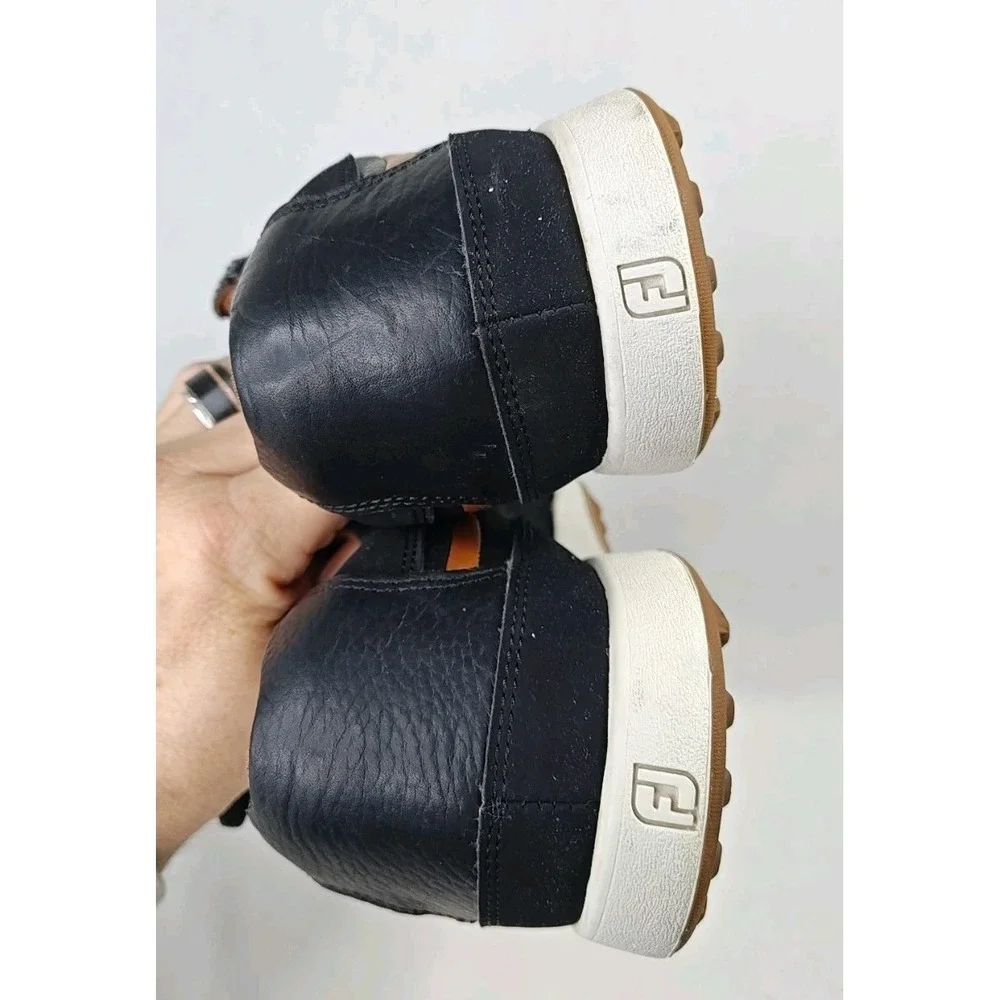 Footjoy 54284 Contour Casual Spikeless Golf Shoes Size 10 M Black Mens Sneaker,